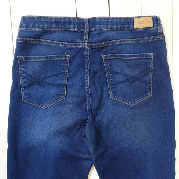 Aeropostale High Waisted Jegging Jeans Dark Wash 10 Short - Picture 5 of 7